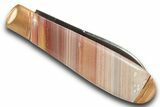 Pocket Knife with Banded Jasper Inlays #370831-1